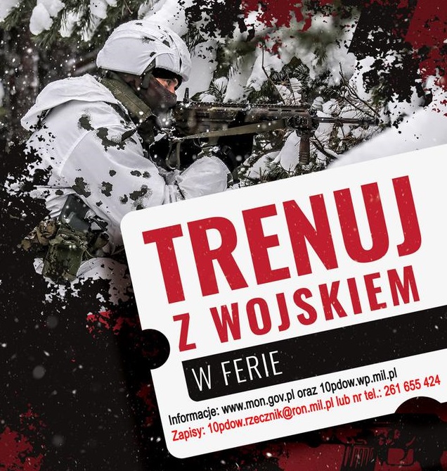 obraz na stronie Trenuj z wojskiem w ferie