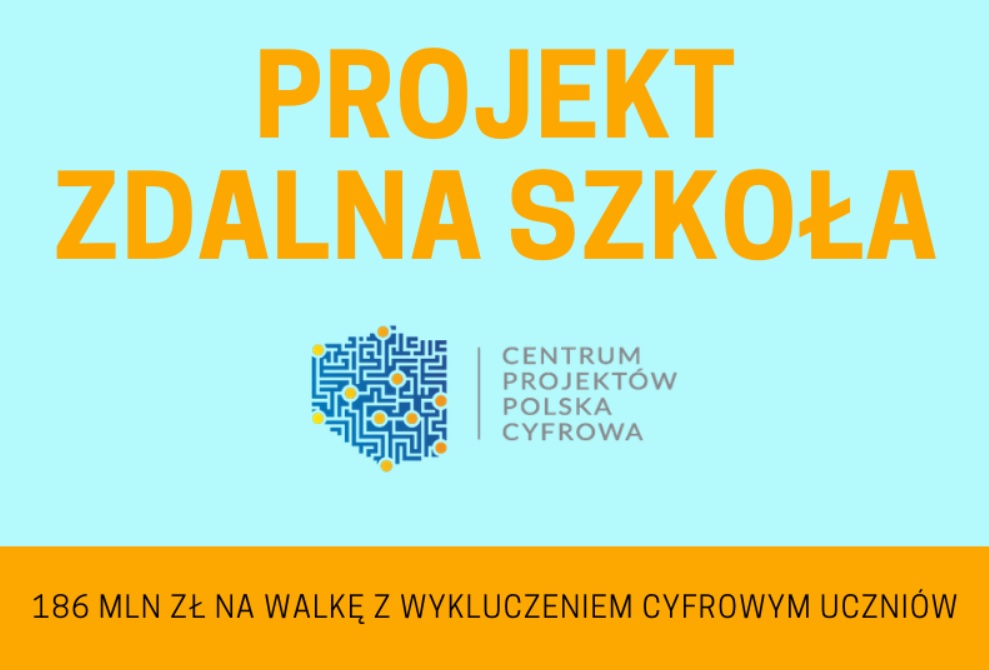 obraz na stronie 1.1 "Zdalna szkoła" - "Laptopy dla gminy Wisznia Mała"