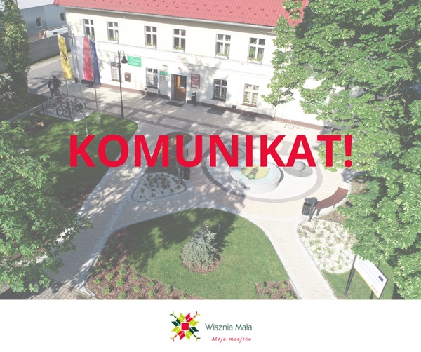 obraz na stronie Komunikat!