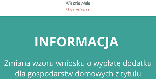 Obraz przedstawiający Nowy wniosek - dodatek dla gospodarstw domowych