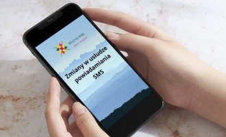 Obraz przedstawiający POWIADAMIANIE SMS - ZMIANY W USŁUDZE