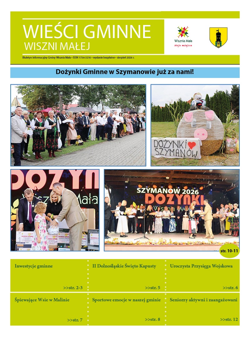 Obraz przedstawiający Wieści gminne Wiszni Małej