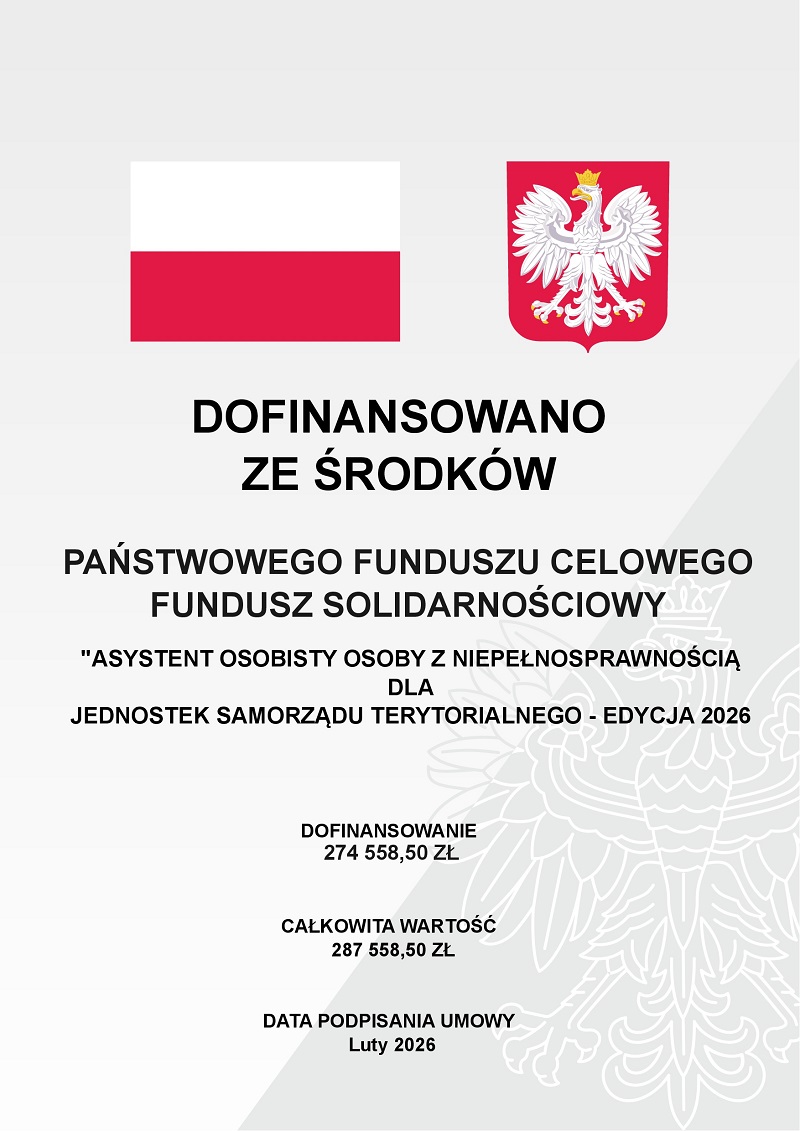 Obraz przedstawiający Rekrutacja do Programu „ASYSTENT OSOBISTY OSOBY Z NIEPEŁNOSPRAWNOŚCIĄ” dla Jednostek Samorządu Terytorialnego - edycja 2026