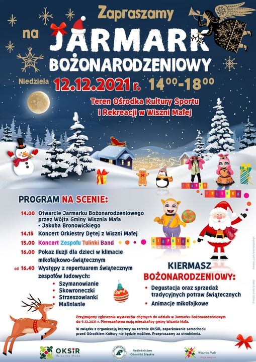 Obraz przedstawiający Jarmark Bożonarodzeniowy