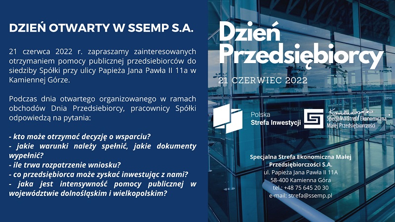 Obraz przedstawiający Dzień otwarty w SSEMP S.A. w Kamiennej Górze.
